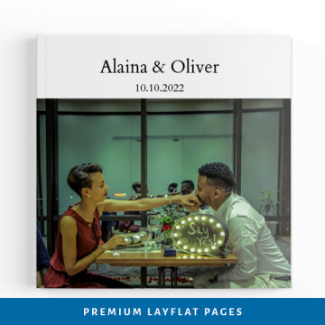 Wedding layflat Guestbook