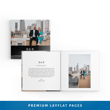 Wedding layflat Guestbook
