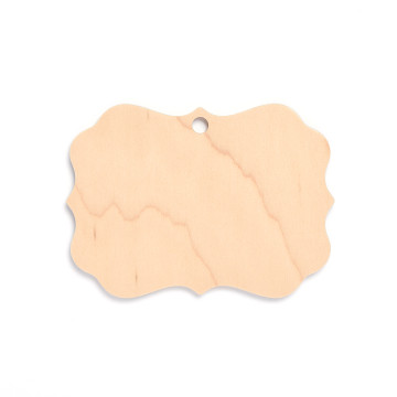 Wood Ornament - Rectangle (Benelux)