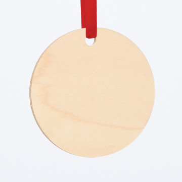 Wood Ornaments - Round