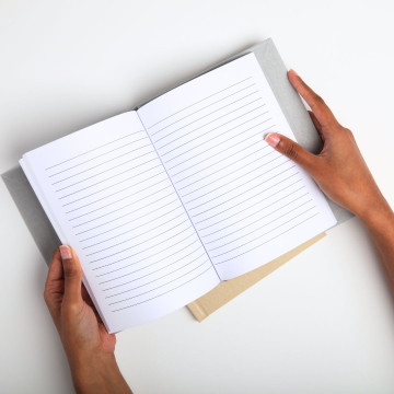 Personalized Textile Notebook