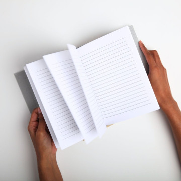 Personalized Textile Notebook