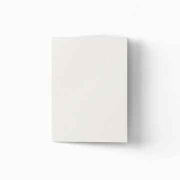 blank folded card