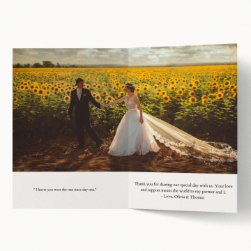 Folded Thank You Cards