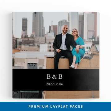 Wedding layflat Guestbook