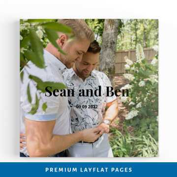 Wedding layflat Guestbook