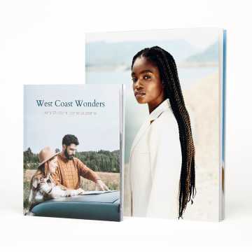 Soft cover magazine style book