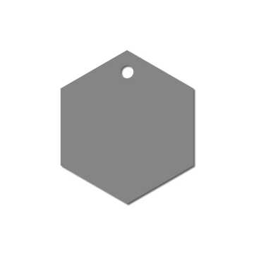 Metal Ornament - Hexagon