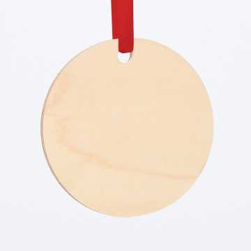 Wood Ornaments - Round
