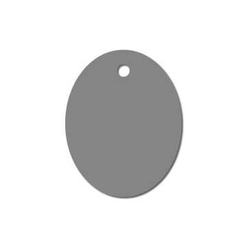 Metal Ornament - Oval