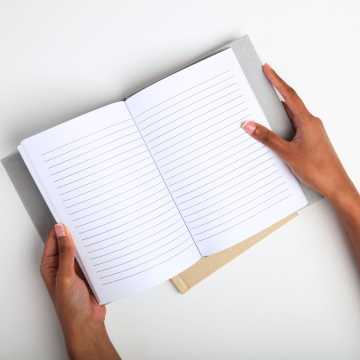 Personalized Textile Notebook