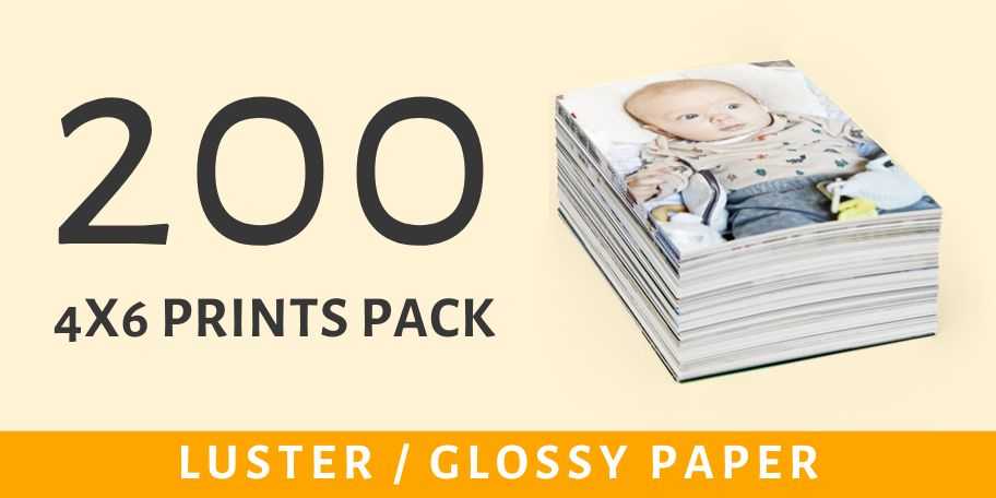200 Prints Pack
