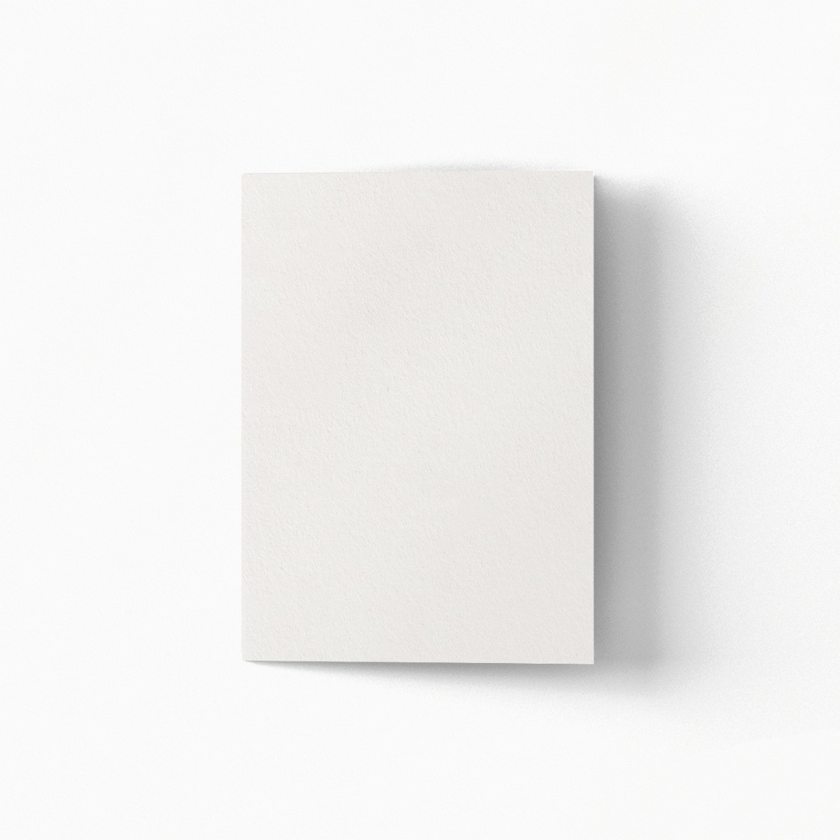 blank folded card