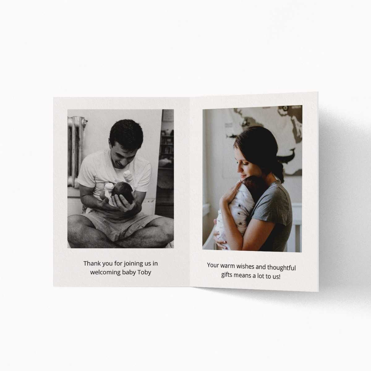 Folded Thank You Cards