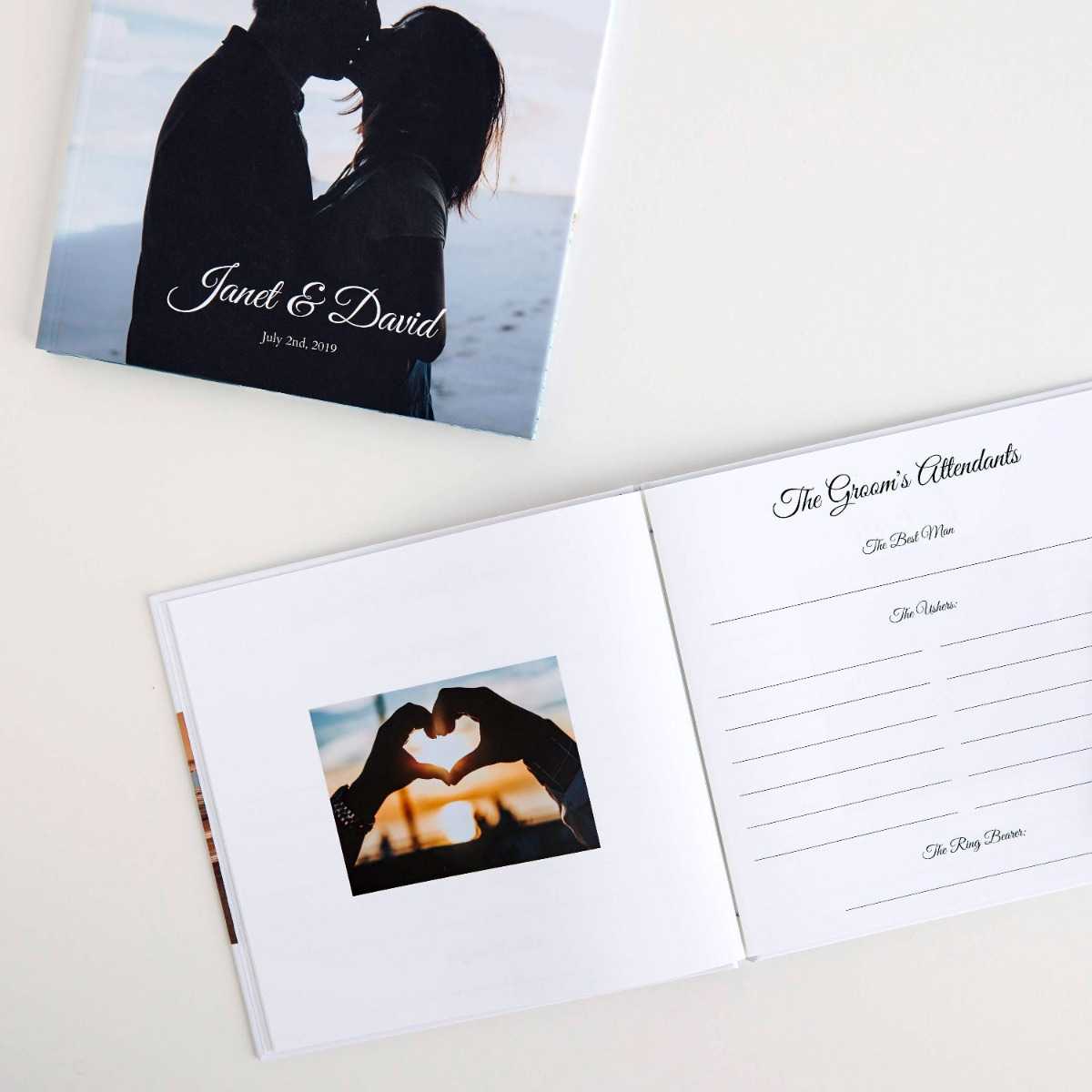 Wedding layflat Guestbook