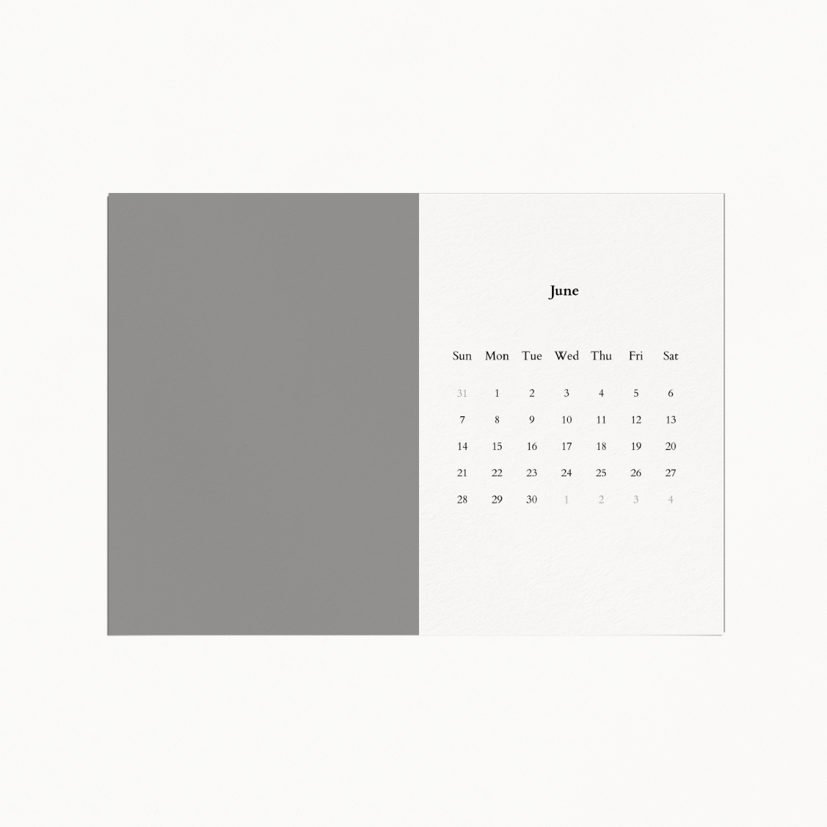 Calendar Cards