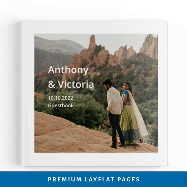 Wedding layflat Guestbook