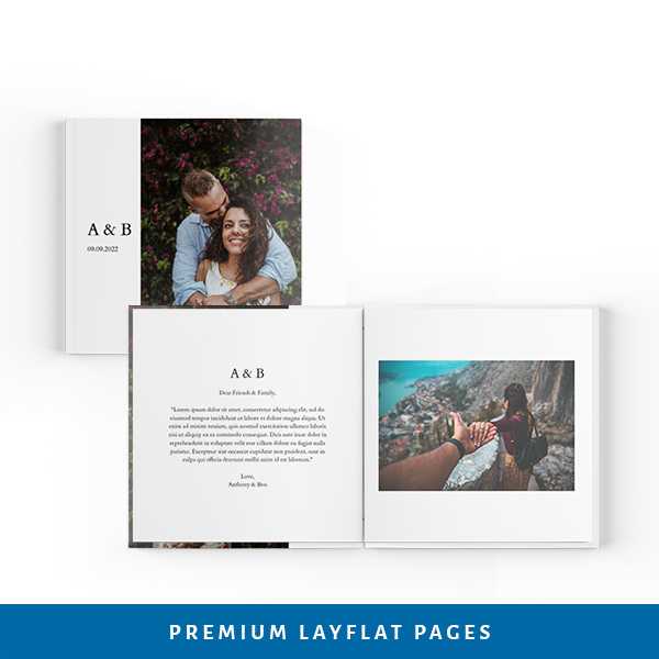 Wedding layflat Guestbook