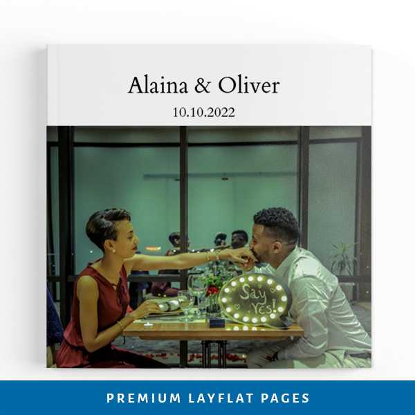 Wedding layflat Guestbook