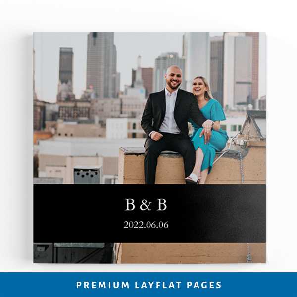 Wedding layflat Guestbook