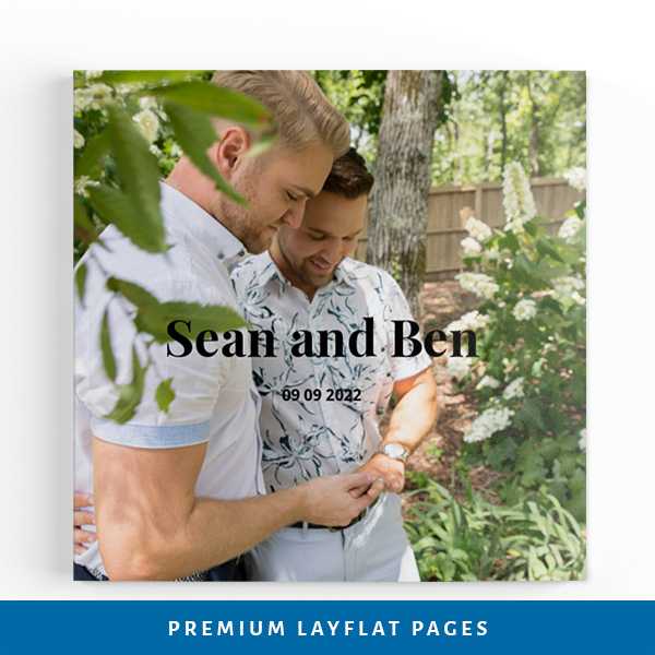 Wedding layflat Guestbook