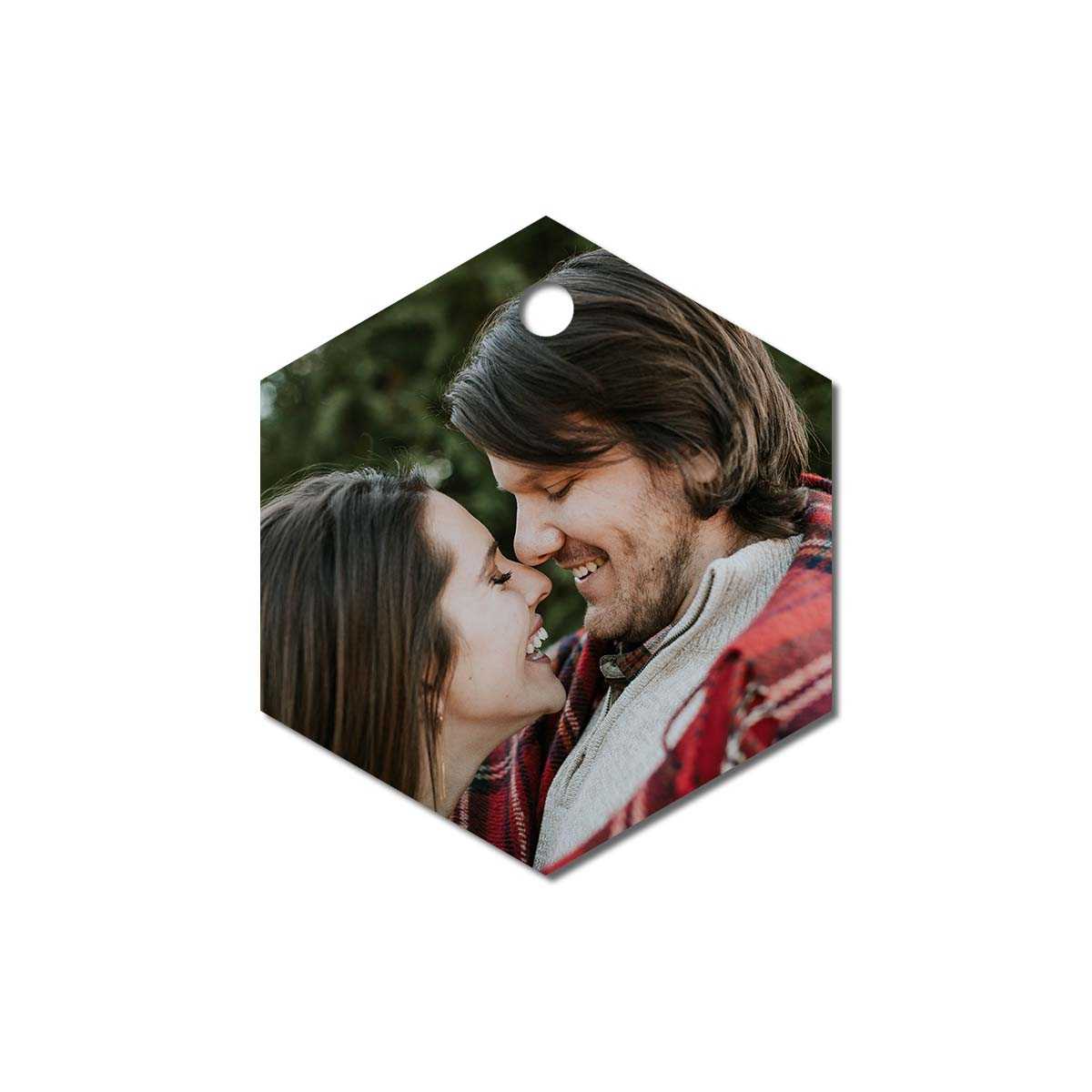 Metal Ornament - Hexagon