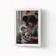 thank you card with an image of parents holding their newborn baby