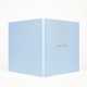 Baby blue linen cover photo book