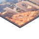 Side of plexiglass photo print