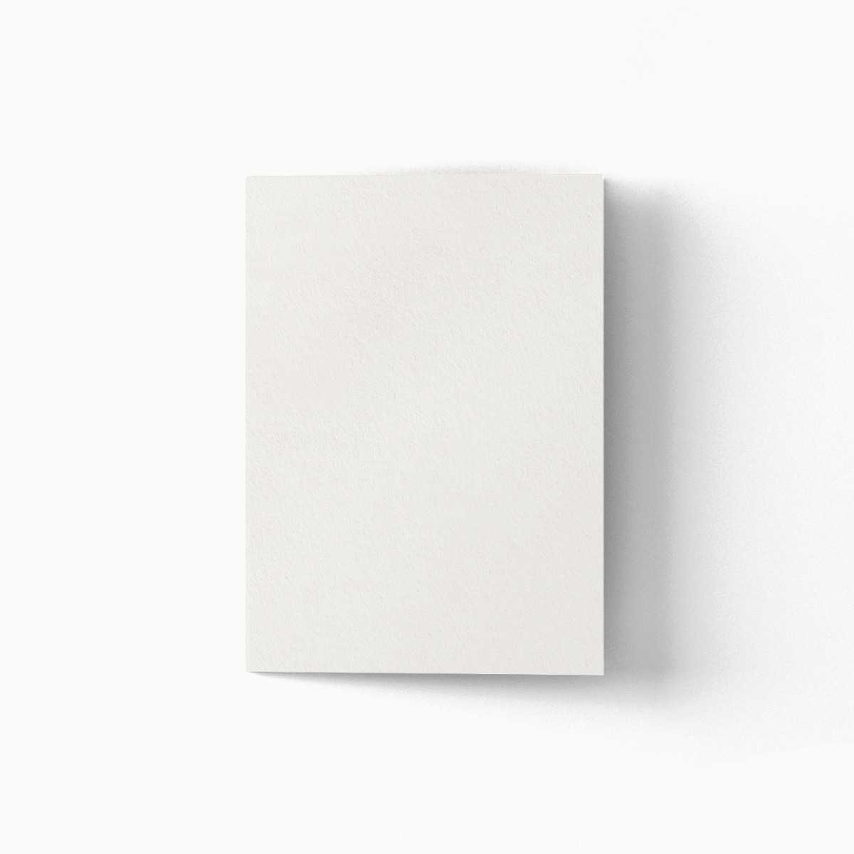 blank folded card