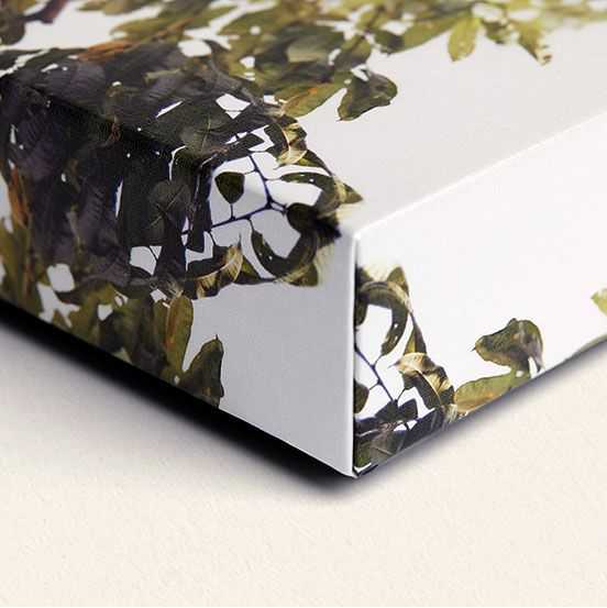 Canvas print mirrored edge