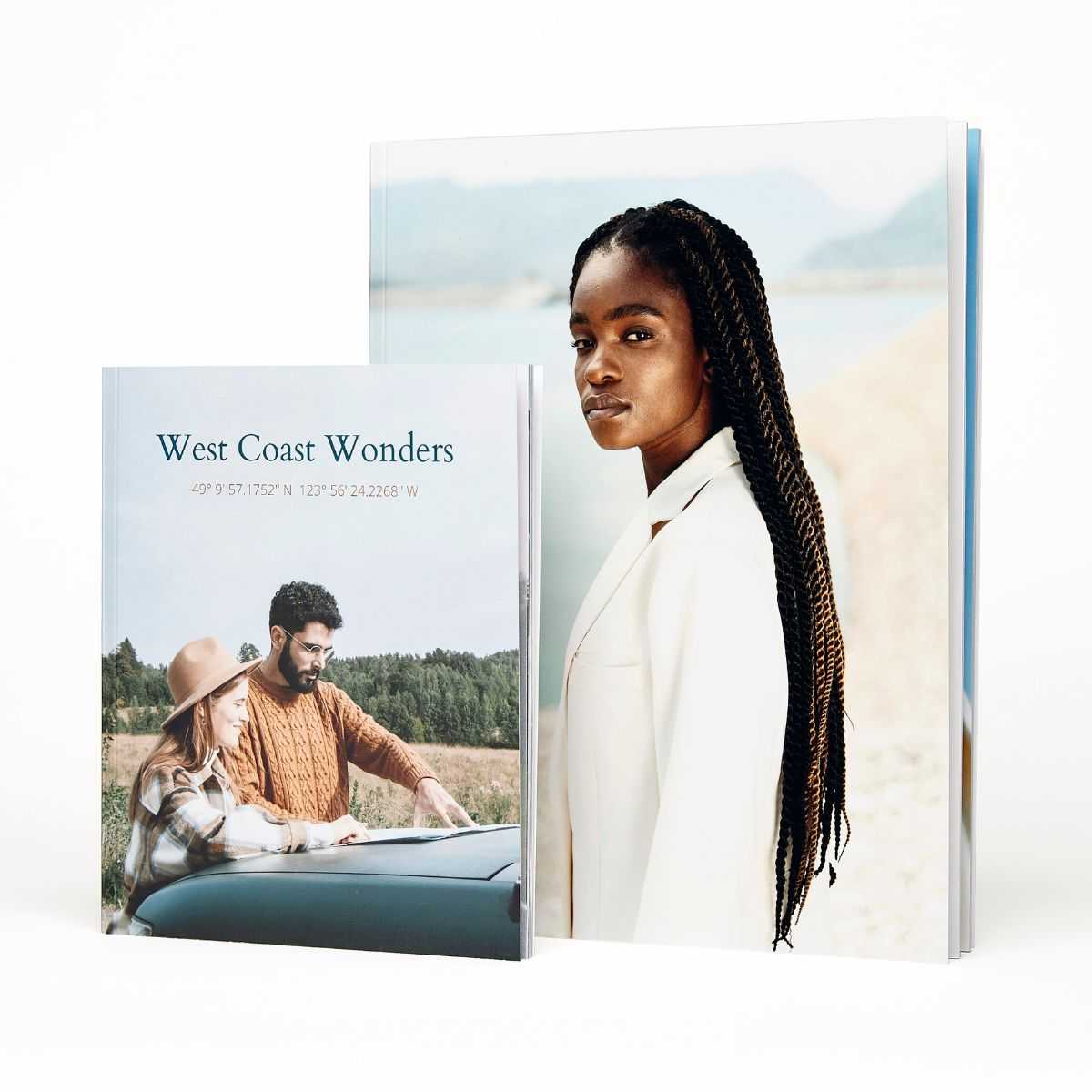 Soft cover magazine style book