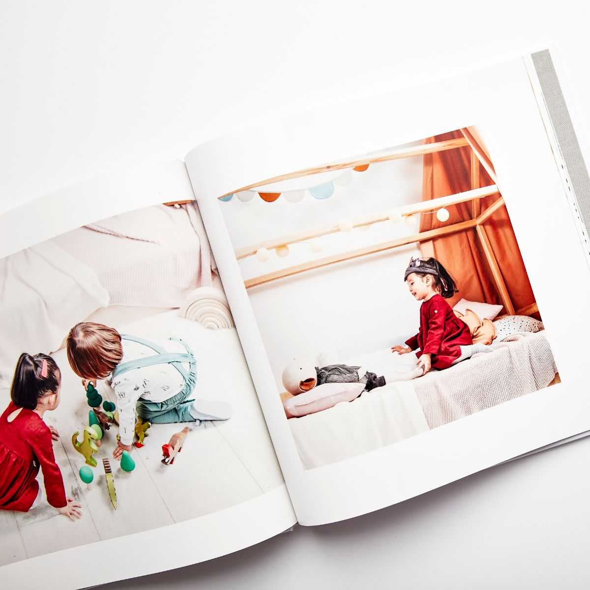 Colorful kids photo book