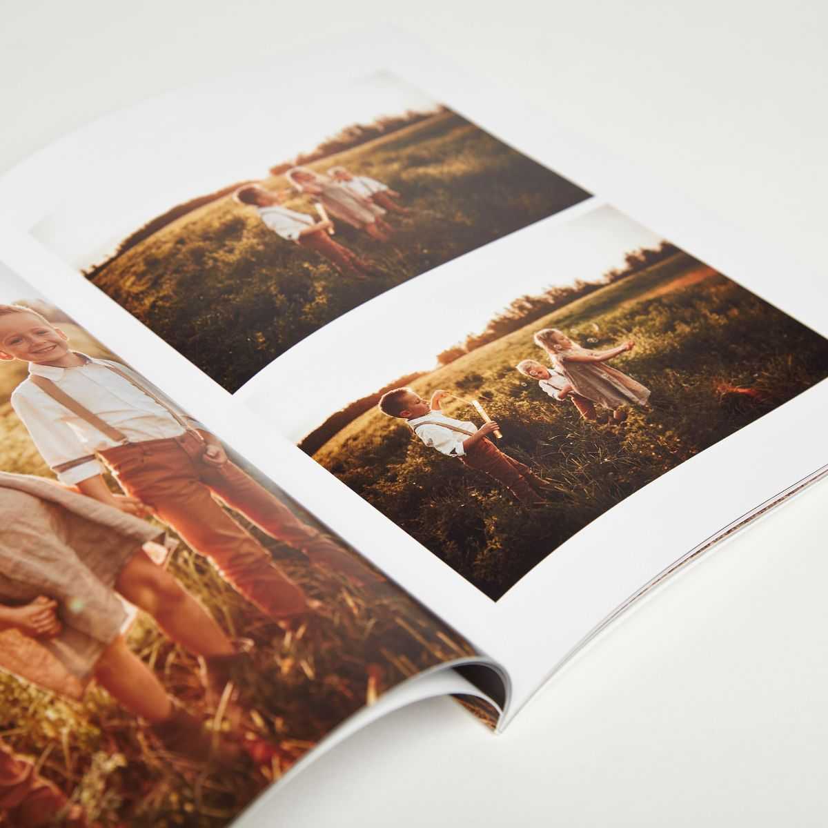 Rich print quality soft cover photo album