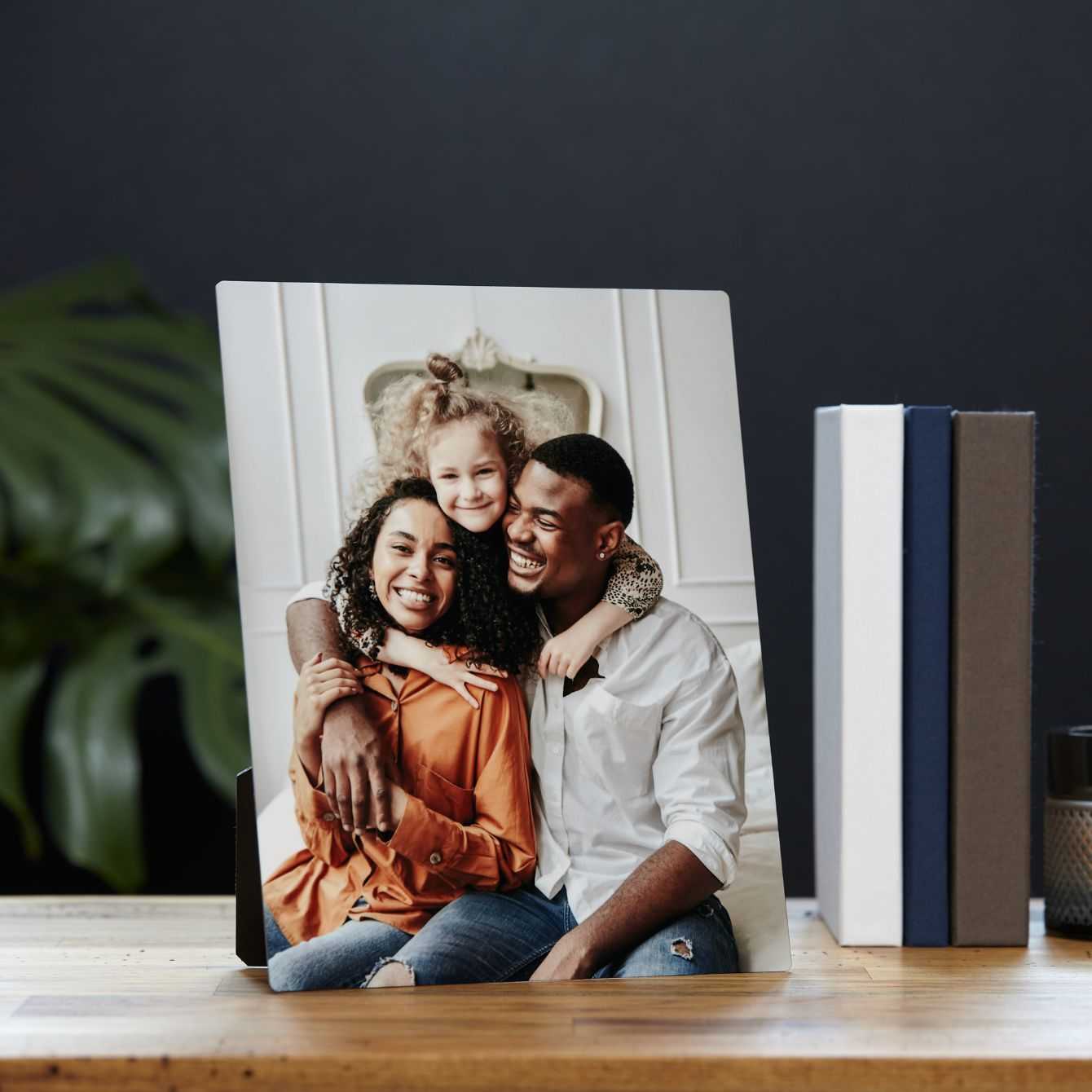Table top metal print